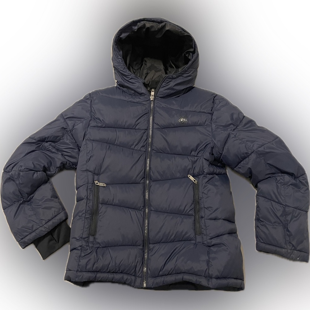 Soyder puff jacket qith hood kids